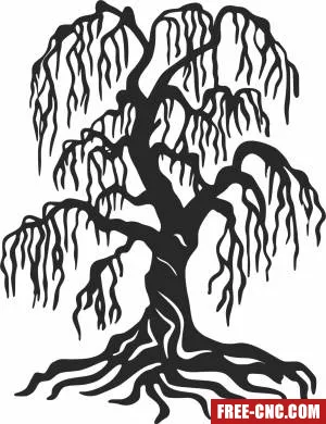 Tree cliparts - Download free dxf for cnc plasma cutting