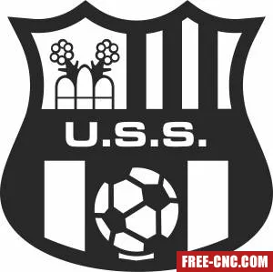 Us sass uolo calcio fc italy logo - Download free dxf for cnc plasma cutting