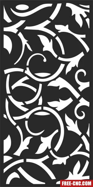 Screen screen wall pattern decorative - Free dxf files ready to cut