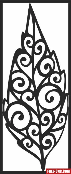 Pattern decorative pattern wall door wall screen - Free dxf download