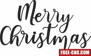 Merry christmas - Free dxf files ready to cut