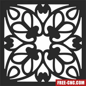 Pattern door decorative door - Free dxf files ready to cut Pattern door decorative door - Free dxf files ready to cut