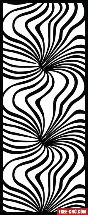 Decorative panel wall separator door pattern - free dxf download Decorative panel wall separator door pattern - free dxf download