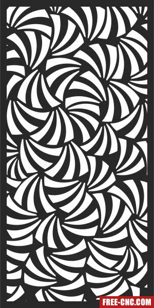 Screen wall decorative wall decorative door pattern - Download free dxf for cnc plasma cutting