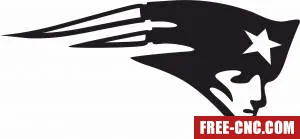 New england patriots nfl american football - Free dxf download