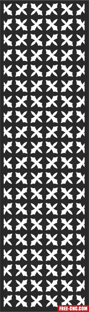 Wall decorative screen decorative - Download free dxf for cnc plasma cutting