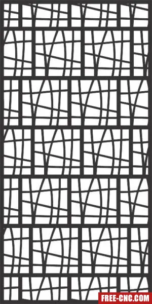 Decorative panels for doors wall screen pattern - free dxf download Decorative panels for doors wall screen pattern - free dxf download