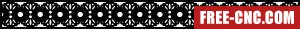 Door screen decorative pattern wall - Download free dxf for cnc plasma cutting