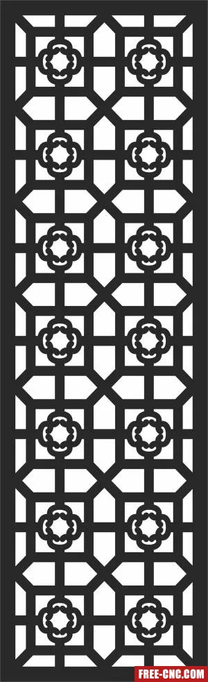 Wall decorative door wall door decorative - Free dxf files ready to cut