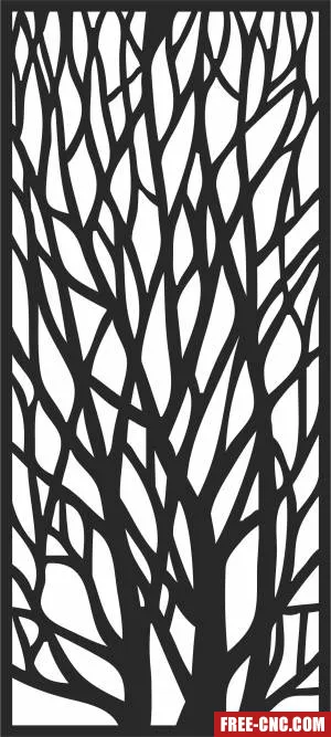 Pattern screen wall screen pattern decorative - Free dxf for laser cutting and plasma