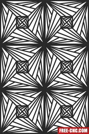 Screen wall door screen door decorative wall - Free dxf for laser cutting and plasma