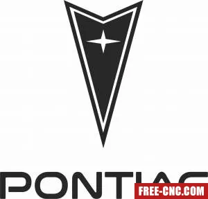 Pontiac logo - Download free dxf for cnc plasma cutting