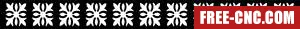 Decorative door decorative door wall - Free dxf for laser cutting and plasma