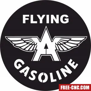 Flying a gasoline vintage drag racing - Download free dxf for cnc plasma cutting