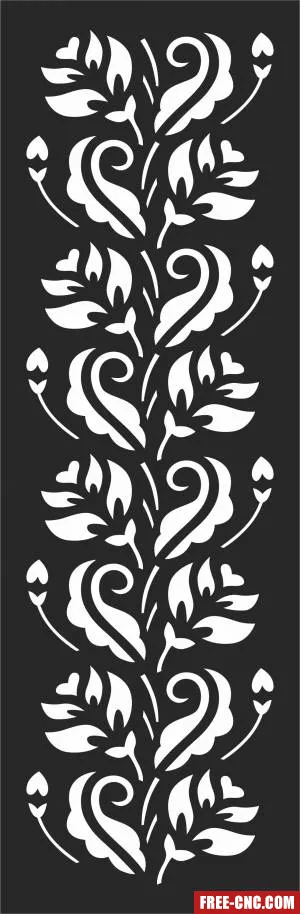 Pattern decorative wall - Download free dxf for cnc plasma cutting