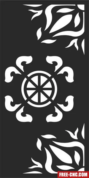 Wall decorative pattern wall screen - Free dxf files ready to cut Wall decorative pattern wall screen - Free dxf files ready to cut