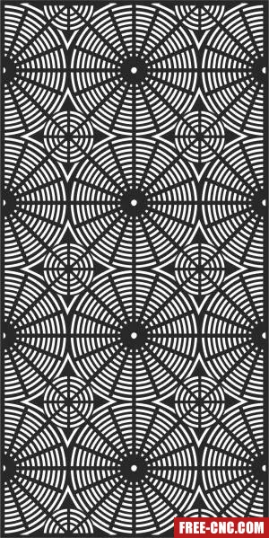 Wall screen wall screen pattern wall screen - Free dxf for laser cutting and plasma
