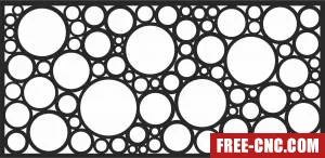 Screen wall screen wall door decorative door - Free dxf for laser cutting and plasma