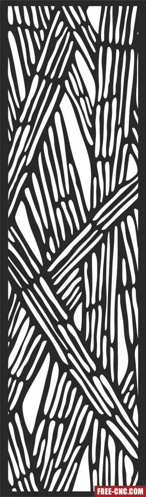 Pattern screen decorative screen - Free dxf download