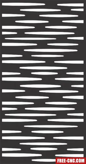 Decorative panel wall separator door pattern - free dxf download