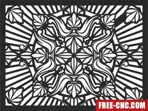 Door wall decorative wall - Download free dxf for cnc plasma cutting