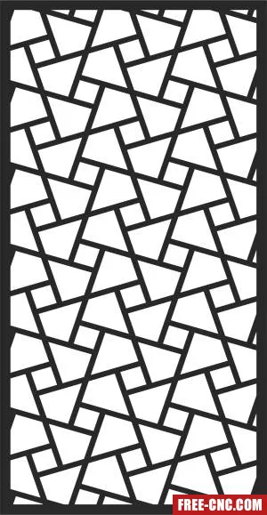Pattern wall decorative wall decorative wall - Free dxf files ready to cut