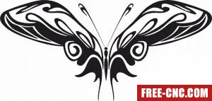 Butterfly art - Free dxf files ready to cut