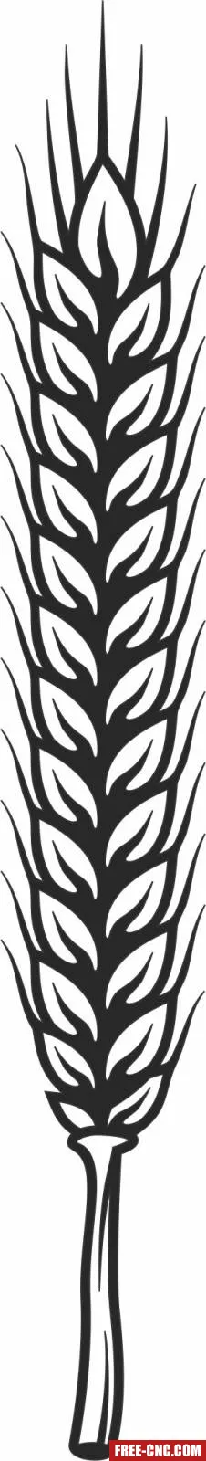 Wheat clipart - Download free dxf for cnc plasma cutting