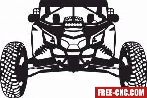 Car buggy vector - Free dxf download