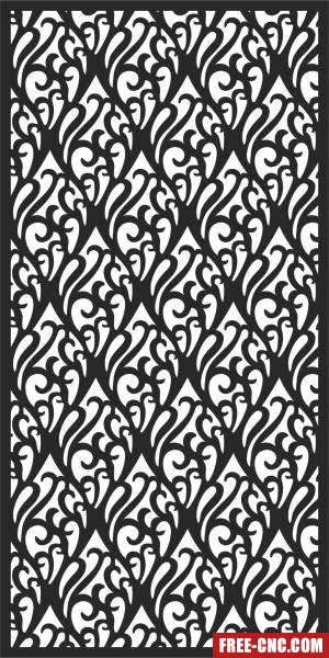 Pattern wall screen door screen - Download free dxf for cnc plasma cutting