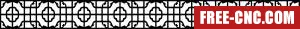 Door wall decorative door screen wall - Free dxf for laser cutting and plasma