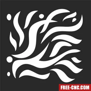 Door decorative wall - Download free dxf for cnc plasma cutting