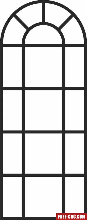 Decorative door pattern wall - Free dxf download Decorative door pattern wall - Free dxf download