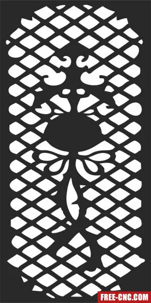Screen decorative screen wall decorative wall decorative - Free dxf for laser cutting and plasma