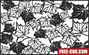 Screen decorative pattern screen door wall decorative - Free dxf files ready to cut