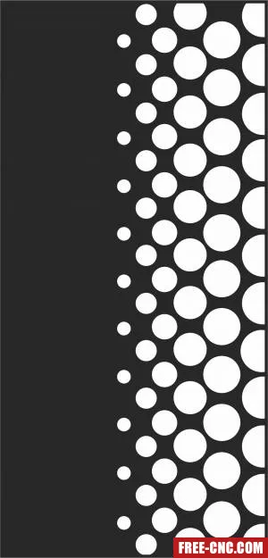 Decorative door decorative - Free dxf files ready to cut