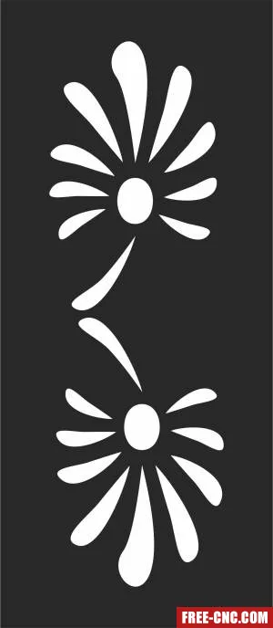 Wall screen door pattern door - Download free dxf for cnc plasma cutting