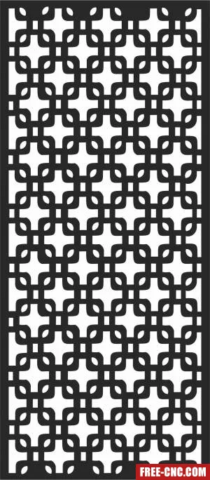 Pattern door screen - Download free dxf for cnc plasma cutting