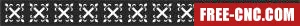 Screen pattern wall pattern door - Download free dxf for cnc plasma cutting