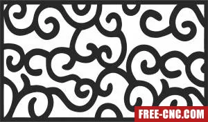 Door decorative door - Download free dxf for cnc plasma cutting