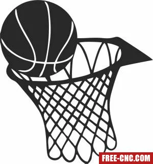 Basketball hoop cliparts - Free dxf download