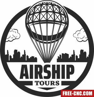 Airship - Free dxf download