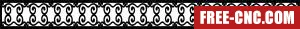 Door wall door screen decorative - Free dxf for laser cutting and plasma