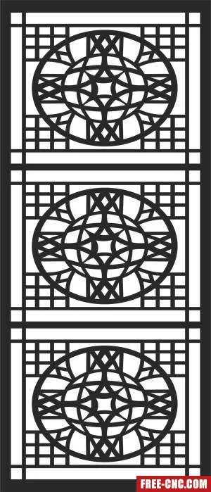 Wall screen wall - Download free dxf for cnc plasma cutting