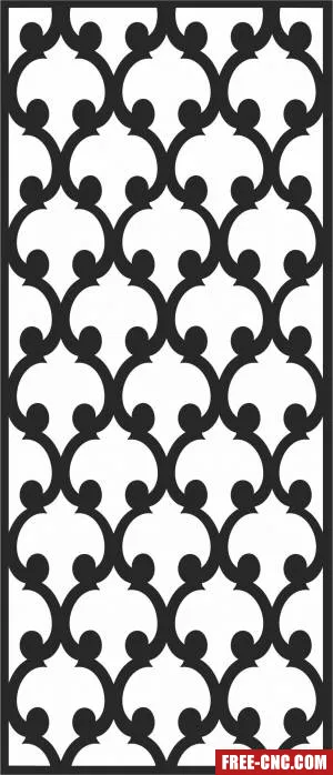 Door screen decorative pattern screen - Free dxf files ready to cut Door screen decorative pattern screen - Free dxf files ready to cut
