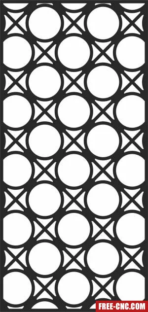 Door screen door decorative door pattern screen - Free dxf for laser cutting and plasma