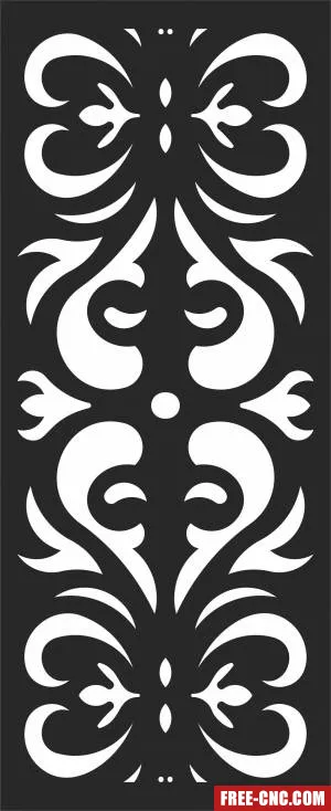 Decorative door pattern screen pattern door pattern - Free dxf download