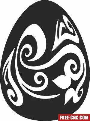 Happy easter egg clipart - Download free dxf for cnc plasma cutting Happy easter egg clipart - Download free dxf for cnc plasma cutting