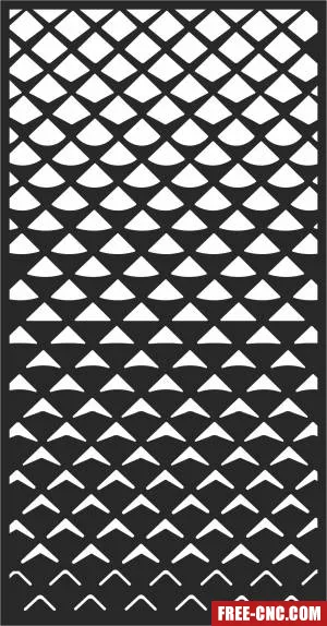 Decorative screen screen pattern door - Free dxf download Decorative screen screen pattern door - Free dxf download