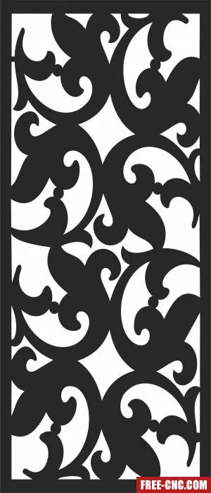 Decorative pattern decorative door decorative - Free dxf download